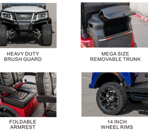 MTM Breeze Luxury - Lifted Electric Golf Cart 04 ,06 seater