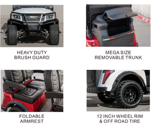 MTM Breeze 6, 6W Luxury Electric Golf Cart - 6 seater
