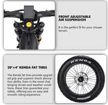 Load image into Gallery viewer, VSETT Eagle Fat Tire Electric Bike 48V 20Ah 750W
