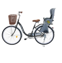 Load image into Gallery viewer, City Bike With Rear child Carrier Seat
