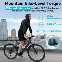 Load image into Gallery viewer, ENGWE Mapfour N1 Pro E-bike- 36V 10Ah 250W Full Suspension Fully Carbon Fiber Frame Quick Charge Mens New E Bike
