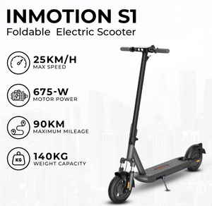 inmotion S1 Electric Scooter 54V 12.5Ah 500W For Taller Bulky Riders
