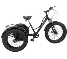 Load image into Gallery viewer, Fat Tire 20&quot; Tricycle with Basket Perfect for Business or Leisure
