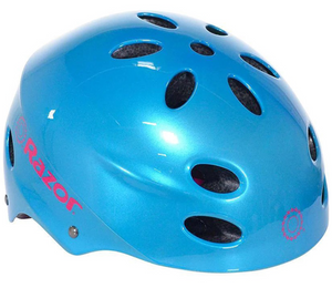 RAZOR CHILD HELMET GLOSS CYAN V-17