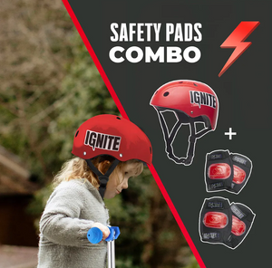 Mondo Ignite Glide Childrens KickScooter 3Wheel Combo Pack - E-Scooter UAE Hub