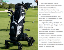 Load image into Gallery viewer, Premium Remote Control Electric Golf Push Cart with Follow-Me Technology
