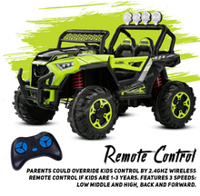 Load image into Gallery viewer, Off road Rover Battery Operated Ride on car Jeep for Kids Baby with R/C ,Boys  Girls Toys Age 2 to 8 Years (Green)
