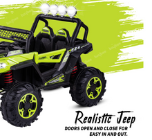 Load image into Gallery viewer, Off road Rover Battery Operated Ride on car Jeep for Kids Baby with R/C ,Boys  Girls Toys Age 2 to 8 Years (Green)
