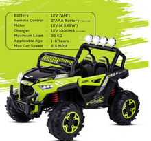 Load image into Gallery viewer, Off road Rover Battery Operated Ride on car Jeep for Kids Baby with R/C ,Boys  Girls Toys Age 2 to 8 Years (Green)
