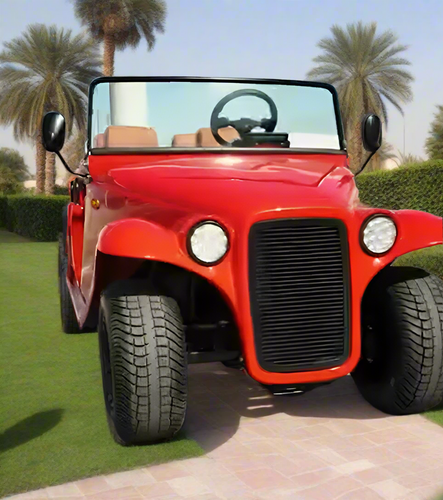 Golf Cart royal vintage Classic 6 Seater 2025 new - E-Scooter UAE Hub