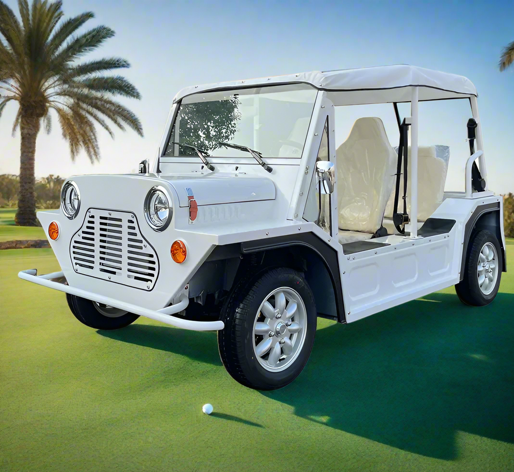 Mini Moke Electric Sightseeing Buggy Car Moke Golf Cart-Full Alloy
