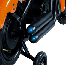 Load image into Gallery viewer, Kids Harley Style Electric Scooter With Training wheels– 180W Motor, 24V 5.2Ah  25Kmh Speed, 10–12KM Range, Age 3-10

