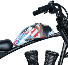 Load image into Gallery viewer, Kids Harley Style Electric Scooter With Training wheels– 180W Motor, 24V 5.2Ah  25Kmh Speed, 10–12KM Range, Age 3-10
