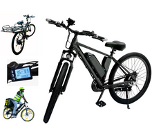 Load image into Gallery viewer, Electric City Delivery Bike All purpose With luggage Rack 36V 10Ah 500W
