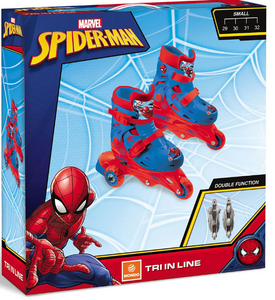 Mondo Spiderman Adjustable Tri Inline Skates for Kids, 3 Years+ - E-Scooter UAE Hub