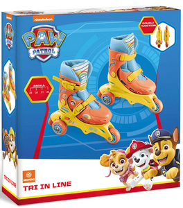MONDO Roller Tri Inline Skates - Pawpatrol 3+ Year Kids - E-Scooter UAE Hub