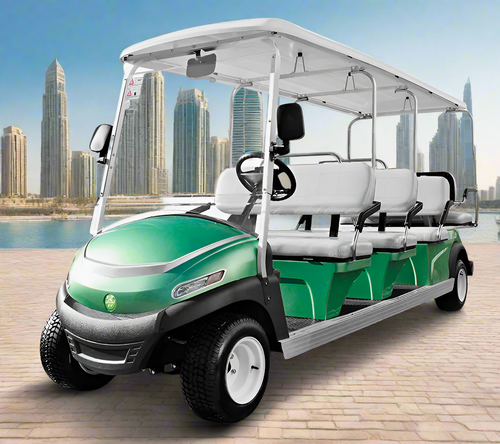 Premium Passenger Golf Cart 6+2 seater 2025 New - E-Scooter UAE Hub