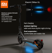 Load image into Gallery viewer, Xiaomi Electric Scooter 5 Max GL 60km Long Range Fast charging
