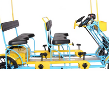 Load image into Gallery viewer, Quadricycle 4-Seater Canopy Bike for Leisure &amp; Events Rentals with 4 Tyres

