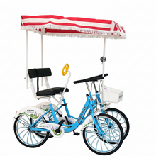 Load image into Gallery viewer, Quadricycle 2-Seater Canopy Bike for Leisure &amp; events, rental with 4 Tyres
