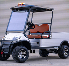 Load image into Gallery viewer, 2-Seater Lifted Utility Cargo Golf Cart with Hydraulic Cargo Lift
