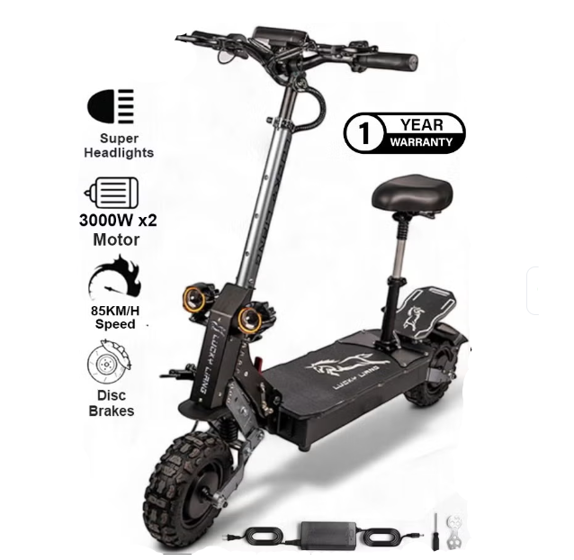 L5 Electric Scooter 60V 33Ah 3000W Dual Motor