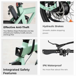 ENGWE P20 Electric Bike 100km Long Range Light Weight