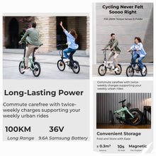 Load image into Gallery viewer, ENGWE P20 Electric Bike 100km Long Range Light Weight
