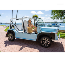 Load image into Gallery viewer, Mini Moke Electric Sightseeing Buggy Car Moke 4 Seater Golf Cart-Full Aluminium Body
