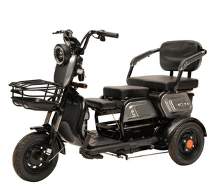 X3B Electric Bicycle Three wheel motorcycle 350W 48V 40KM Range with kids seat - E-Scooter UAE Hub