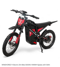 Load image into Gallery viewer, Windhorse Y1 Electric Dirt Bike Best Mid Ranger With 60V 35Ah- Removable Battery 3000W Motor
