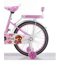 Load image into Gallery viewer, Girls bicycle 18 inch pink color with training Wheels Age 5-12
