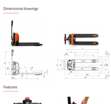 Load image into Gallery viewer, BT Tyro Electric Powered Material Handling Pallet Truck-1.5 Ton
