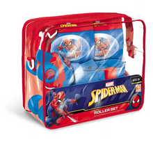 Load image into Gallery viewer, Marvel Spiderman 4-Wheel Roller Skate Set by MONDO Size 22-29
