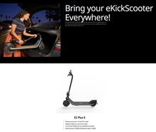 Load image into Gallery viewer, Ninebot E2 Plus Electric Scooter For teens
