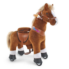 Load image into Gallery viewer, PonyCycle Ride-On Horse Toy for Boys &amp; Girls (Age 3–5) – Brown
