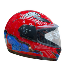 Load image into Gallery viewer, Kids Full Face Helmet Spiderman, Barbie Lightweight Motorcycle Helmet
