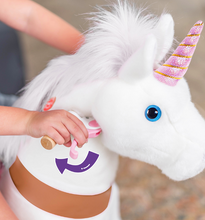 Load image into Gallery viewer, Pony Cycle Ride on Horse Unicorn Age 4-8 old - White
