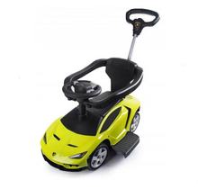 Load image into Gallery viewer, Lamborghini Handle With Canopy Push Car for kids 18 Months -5 Years
