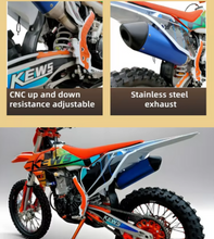 Load image into Gallery viewer, KEWS DIRT BIKE-PETROL -Black 450CC 80Kmh Speed
