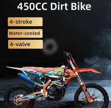 Load image into Gallery viewer, KEWS DIRT BIKE-PETROL -Black 450CC 80Kmh Speed
