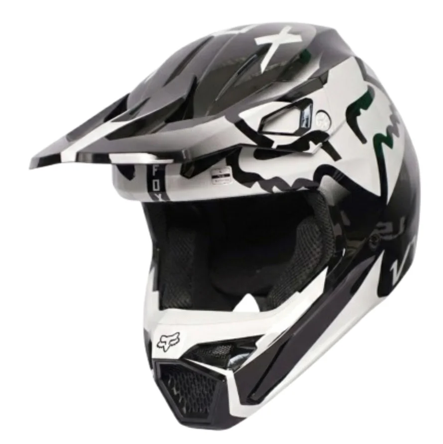 best motorcycle dirt bikes helmets supreme FOX Racing V1 Supreme Motocross Off Road Dirt Bike Motorcycle Helmet B – E-Scooter UAE Hub