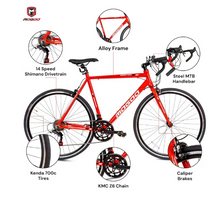 Load image into Gallery viewer, Mogoo Rapid 700C Road Bike
