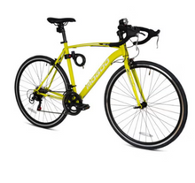 Load image into Gallery viewer, Mogoo Bolt 22-Inch Road Bike Yellow With 14 speed shimano Gears
