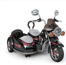 Load image into Gallery viewer, Luxury electric 3-Wheel Ride-On Sidecar Bike Age 4-7

