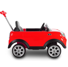 Load image into Gallery viewer, Rollplay MINI Cooper Push Car – Red, pink
