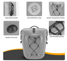 Load image into Gallery viewer, ROCKBROS Bike Panniers Waterproof Bike Rear Rack Bag
