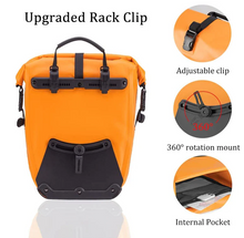 Load image into Gallery viewer, ROCKBROS Bike Panniers Waterproof Bike Rear Rack Bag
