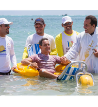 Load image into Gallery viewer, WaterWheels Floating Water Wheelchair
