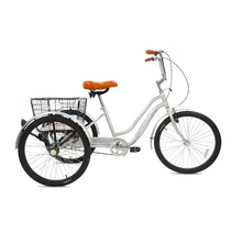 Load image into Gallery viewer, Mogoo Hauler Adult Tricycle – 24 Inch Utility Cargo Trike

